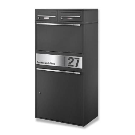 Metzler Paketbox XL mit zwei Briefkästen |...