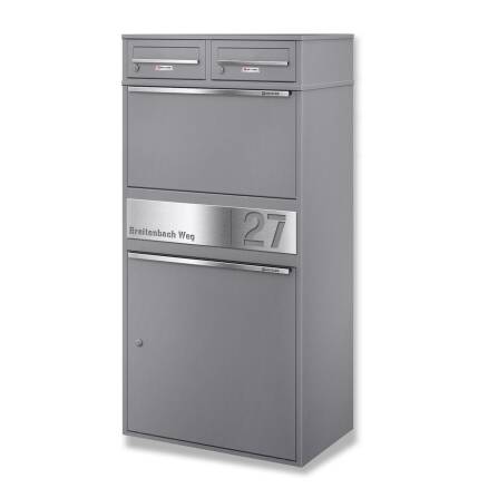 Metzler Paketbox XL mit zwei Briefkästen |...