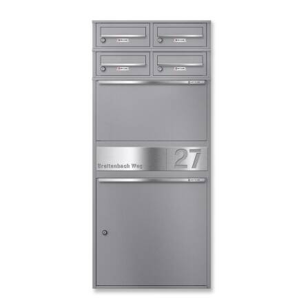 Metzler Paketbox XL mit vier Briefkästen |...