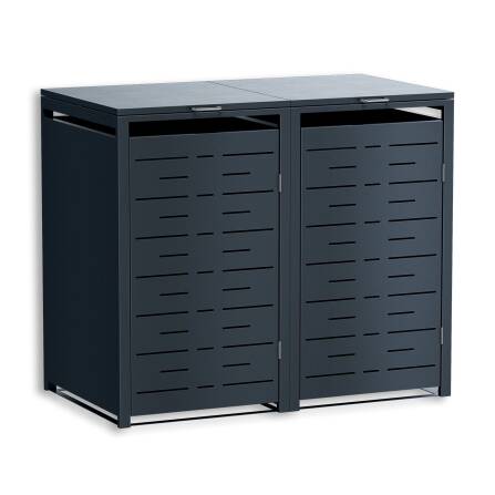 Metzler Design-Mülltonnenbox | 2er | 240l |...