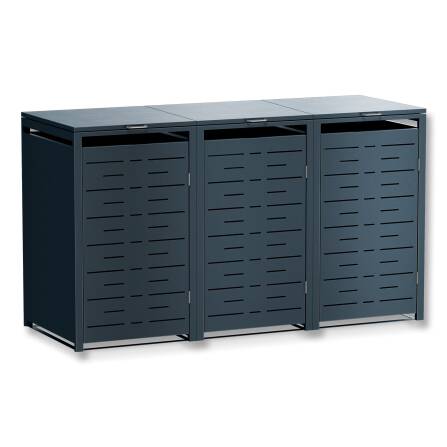 Metzler Design-Mülltonnenbox | 3er | 240l |...