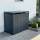 Metzler Cache-poubelles | Deux portes | Inoxydable et massif | 240l | RAL7016 Gris Anthracite mat