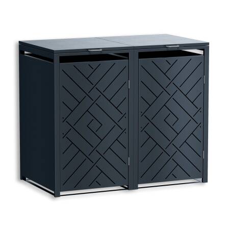 Metzler Design-Mülltonnenbox | 2er | 240l |...