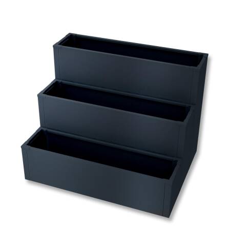 Metzler 3er-Set aus den Hochbeeten S, M und L | RAL 7016 Anthrazitgrau | 75  x 100 x 77 cm