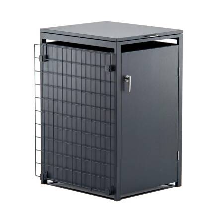 Metzler Rankgitter für Mülltonnenboxen | Begrünung & natürliche Dekoration | RAL 7016 Anthrazit