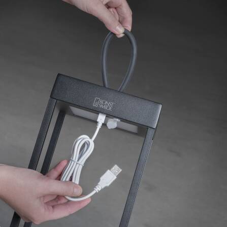 Akkuleuchte | Ravello | Schwarz