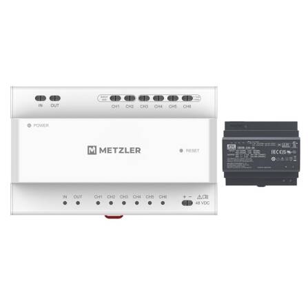 Metzler XDM10 2-Draht-BUS Video-/Audio Verteiler +...