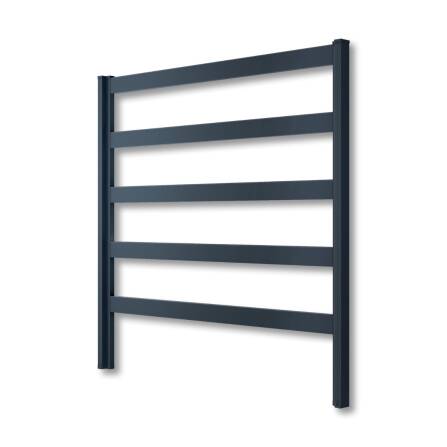 Metzler Rankgitter für Hochbeet mit Stauraum | Pulverbeschichtet in RAL 7016 Anthrazit | 100 x 100 cm