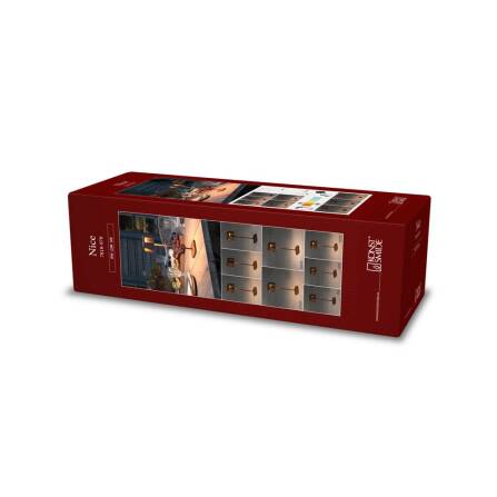 Akkuleuchte | LED Dimmbar | Warmweiß | Nice | Rostoptik