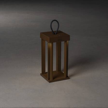 Laterne LED Dimmbar | Warmweiß | IP54 | Cannes | Rostoptik