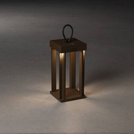 Laterne LED Dimmbar | Warmweiß | IP54 | Cannes | Rostoptik