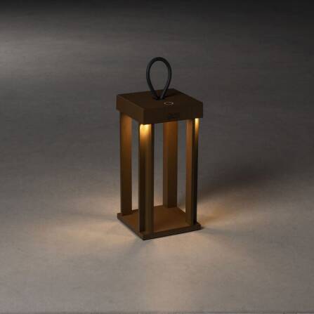 Laterne LED Dimmbar | Warmweiß | IP54 | Cannes | Rostoptik