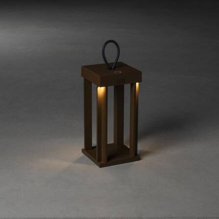 Laterne LED Dimmbar | Warmweiß | IP54 | Cannes | Rostoptik