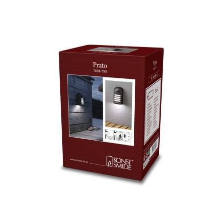 Außenwandleuchte LED | 4500K Neutralweiß | IP54 | Prato