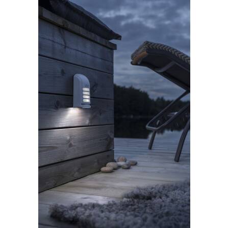 Außenwandleuchte LED | 4500K Neutralweiß | IP54 | Prato | Weiß