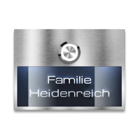 Metzler Türklingel LED Edelstahl Anthrazit...