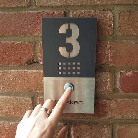 Metzler sonnette saillie anthracite | Selma