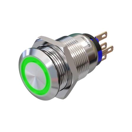 Metzler - Drucktaster 19mm - LED Ringbeleuchtung...