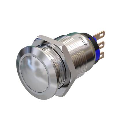 Metzler - Drucktaster 19mm - IP67 IK10 - Edelstahl -...