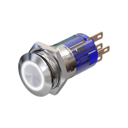 Metzler - Drucktaster 16mm - LED Ringbeleuchtung...