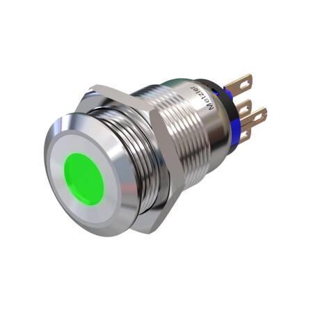 Metzler - Drucktaster 19mm - LED Punktbeleuchtung...