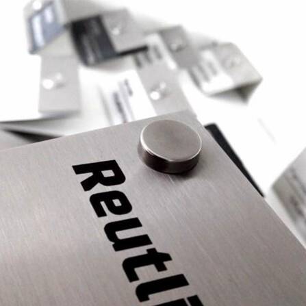 4x Edelstahl-Abdeckungen/Kappen Ø14mm