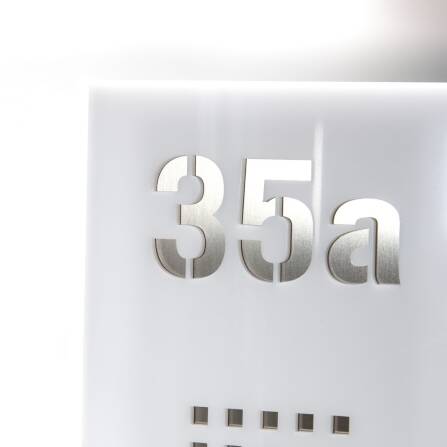 Metzler Klingel Edelstahl Schwarz | Selma Slim