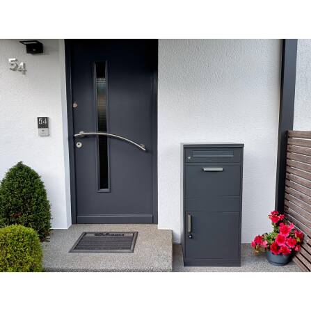 Metzler Klingel Edelstahl Schwarz | Selma Slim