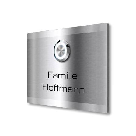 Metzler Türklingel Edelstahl LED-Klingeltaster...