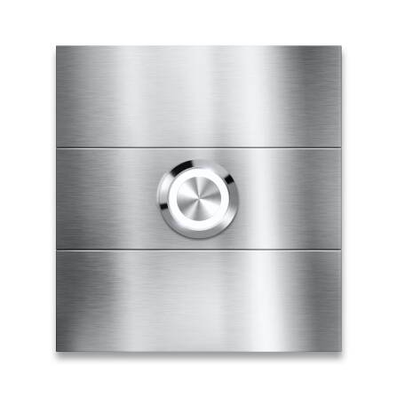 Metzler Türklingel Edelstahl austauschbare Namensschilder Gravur | Magneto