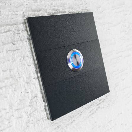 Namensschild in Anthrazit aus der Magneto-Serie