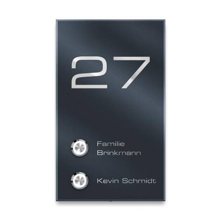 Metzler Funkklingel Zweifamilienhaus | personalisiert mit...