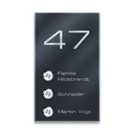 Metzler Türklingel Aufputz Mehrfamilienhaus...