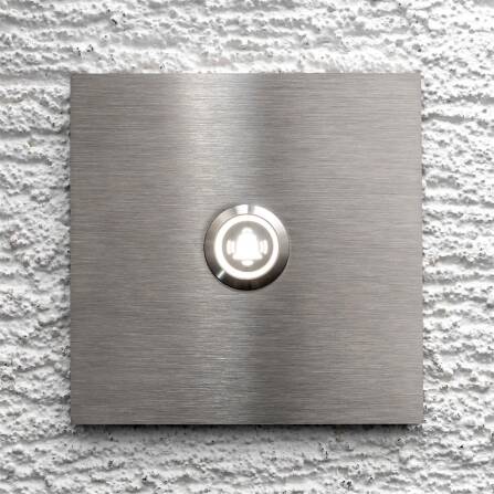 Metzler Türklingel Edelstahl beleuchtetes...