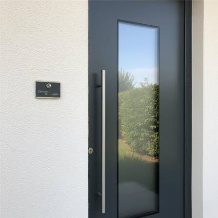 Metzler Türklingel Edelstahl Anthrazit Klingeltaster LED optional | Heidi