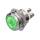 Metzler - Pulsante 19mm - LED Simbolo Campana Verde - IP67 IK10 - Acciaio Inox - Piatto - Contatti a vite