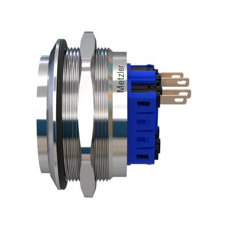 Metzler - Drucktaster 40mm - IP67 IK10 - Edelstahl -...