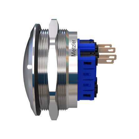 Metzler - Drucktaster 40mm - IP67 IK10 - Edelstahl -...