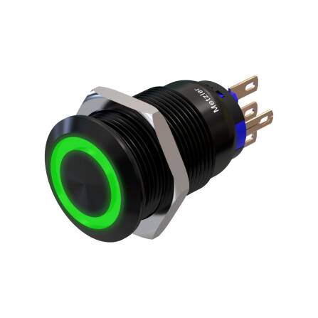 Metzler - Drucktaster 19mm - LED Ringbeleuchtung...