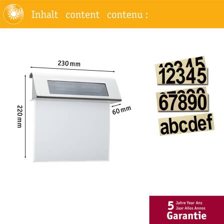 Solar Hausnummernleuchte | Special Line