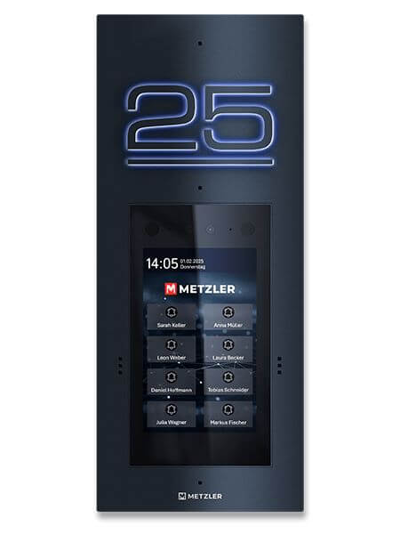 Beispiel-Design Design für 8 Klingeltaster